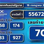 ตรวจหวยวันที่16กรกฎาคม2564